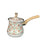 Stainless Steel Turkish Coffee Pot with Lid Melting Butter and Chocolate Pot 550ml Red Pattern