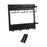 Water Bottle Holder Hanging Water Bottle Rack for Countertop Pantry Cupboard black 3 cup