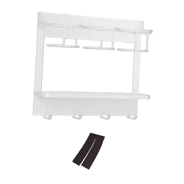 Water Bottle Holder Hanging Water Bottle Rack for Countertop Pantry Cupboard white  3 cup