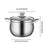 Stainless Steel Stocking Pot Soup Pasta Stew Pot for Gas Induction Cooker Party 20cm