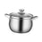 Stainless Steel Stocking Pot Soup Pasta Stew Pot for Gas Induction Cooker Party 20cm