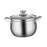 Stainless Steel Stocking Pot Soup Pasta Stew Pot for Gas Induction Cooker Party 20cm