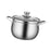 Stainless Steel Stocking Pot Soup Pasta Stew Pot for Gas Induction Cooker Party 20cm