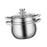 Stainless Steel Stocking Pot Soup Pasta Stew Pot for Gas Induction Cooker Party 20cm and Steam grid