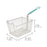 Wire Mesh Deep Frying Basket 10x7.6x5.5inch for Kitchen Anti Scalding Handle