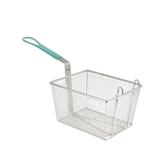 Wire Mesh Deep Frying Basket 10x7.6x5.5inch for Kitchen Anti Scalding Handle