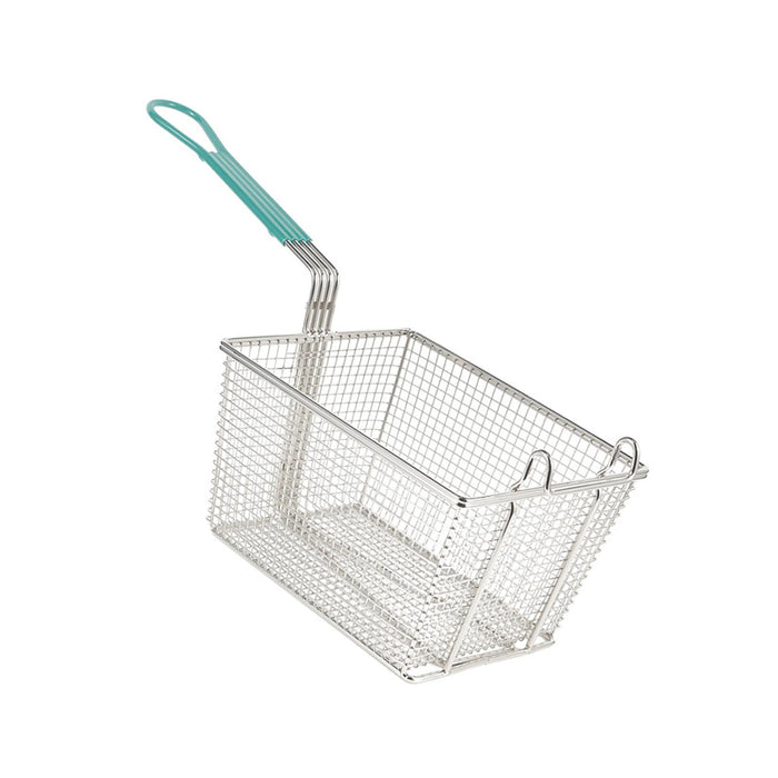 Wire Mesh Deep Frying Basket 10x7.6x5.5inch for Kitchen Anti Scalding Handle