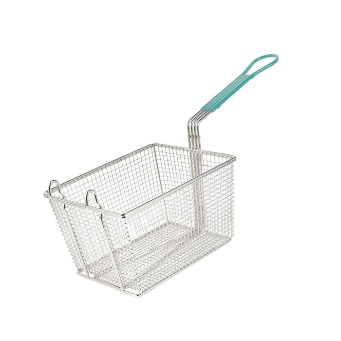 Wire Mesh Deep Frying Basket 10x7.6x5.5inch for Kitchen Anti Scalding Handle