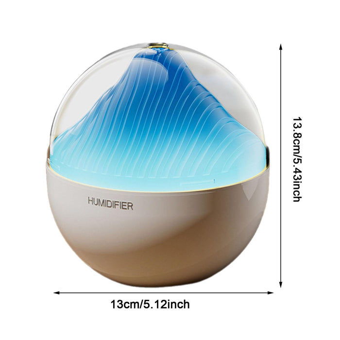 Humidifier for Bedroom Night Light 400ml for Small Space Office Nursery Room blue