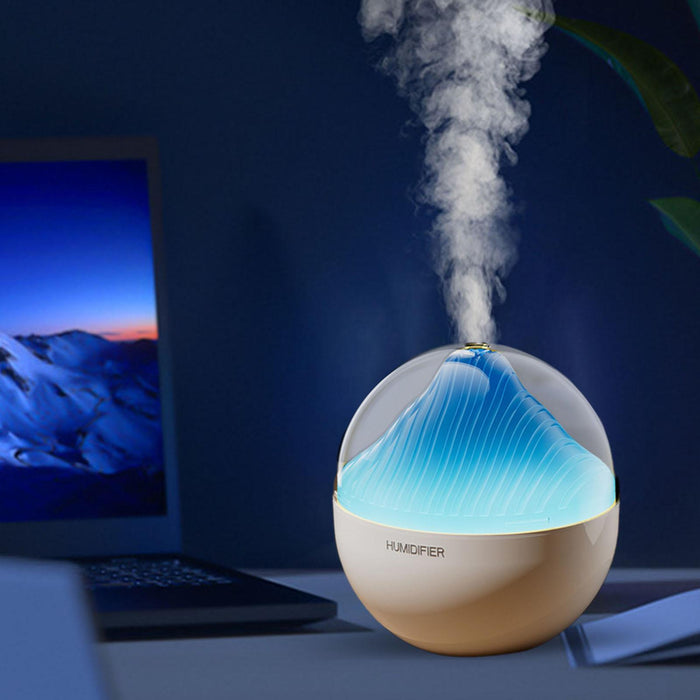 Humidifier for Bedroom Night Light 400ml for Small Space Office Nursery Room blue