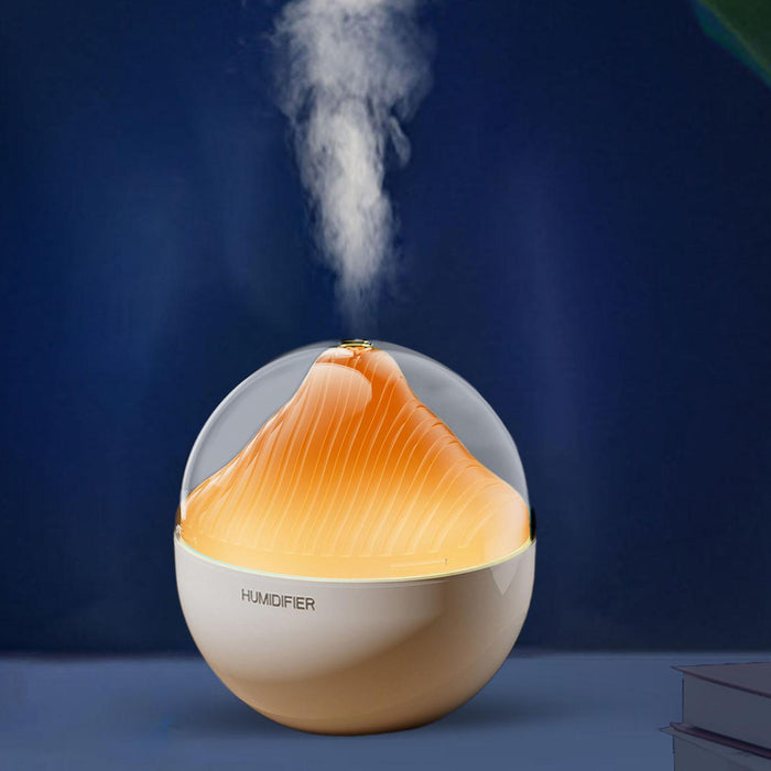 Humidifier for Bedroom Night Light 400ml for Small Space Office Nursery Room Orange