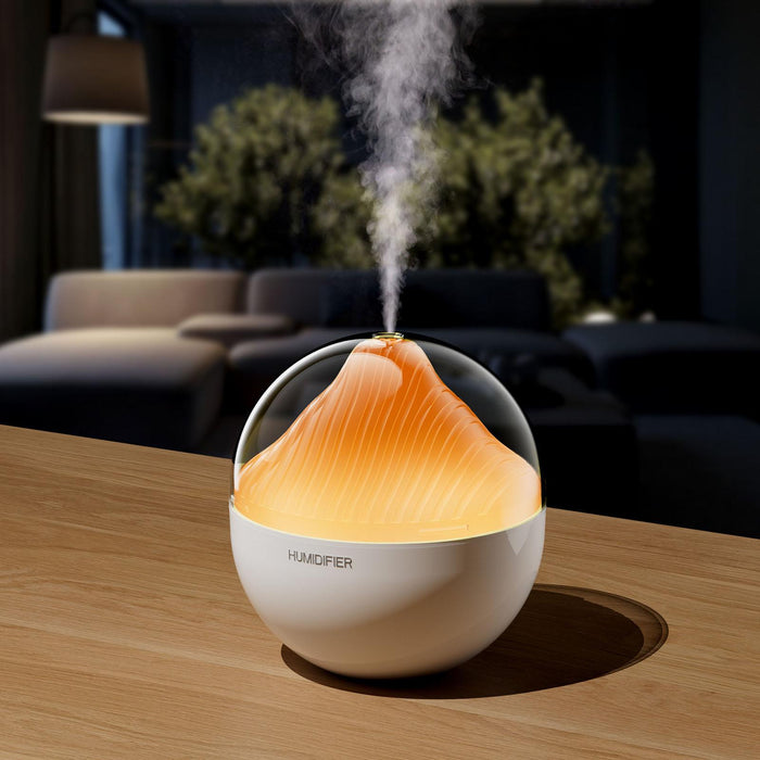 Humidifier for Bedroom Night Light 400ml for Small Space Office Nursery Room Orange