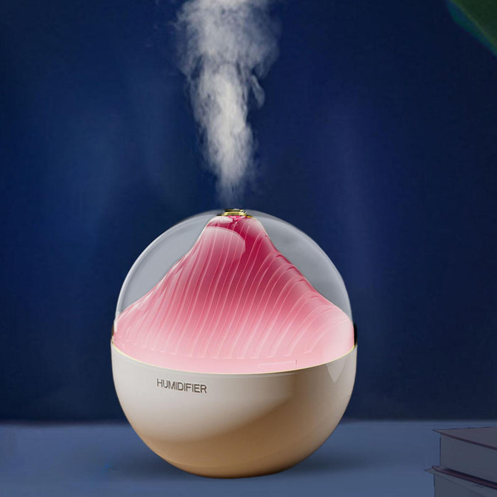 Humidifier for Bedroom Night Light 400ml for Small Space Office Nursery Room pink