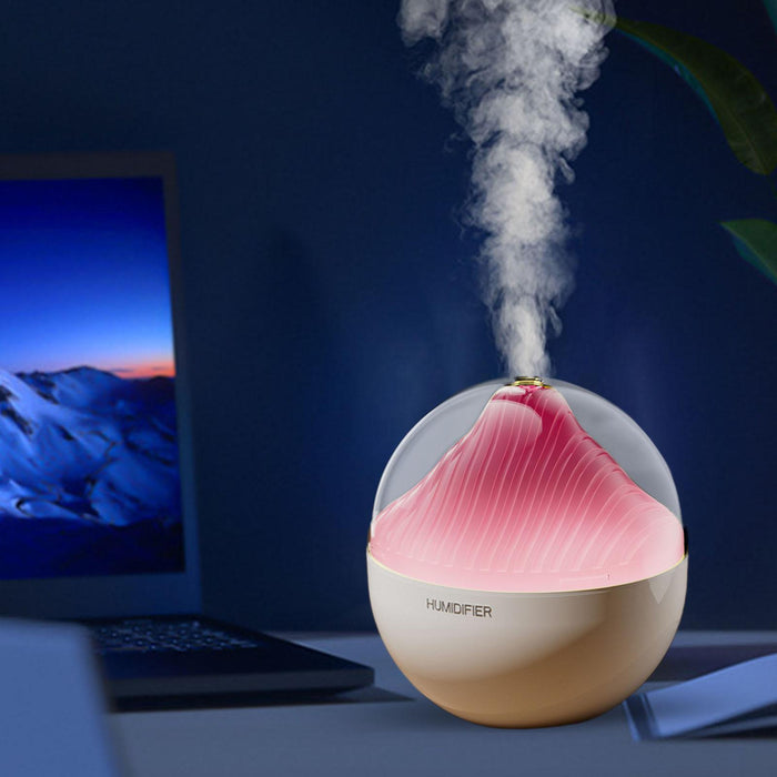 Humidifier for Bedroom Night Light 400ml for Small Space Office Nursery Room pink