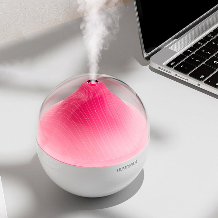 Humidifier for Bedroom Night Light 400ml for Small Space Office Nursery Room pink