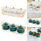 Dried Fruit Tray Set Multipurpose Candy Dish for Wedding Living Room Kitchen White