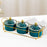 Dried Fruit Tray Set Multipurpose Candy Dish for Wedding Living Room Kitchen Green