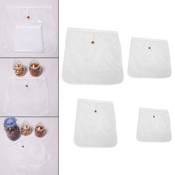 Nut Milk Bag Convenient Multiple Usage Kitchen Supplies for Tea Coffee Juice 66cmx56cm