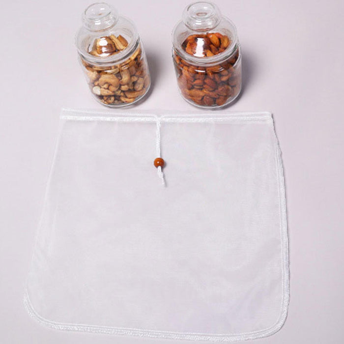 Nut Milk Bag Convenient Multiple Usage Kitchen Supplies for Tea Coffee Juice 30.5cmx30.5cm