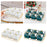 Dried Fruit Tray Set 6 Grid Appetizer Serving Tray for Kitchen Wedding Hotel White