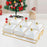 Dried Fruit Tray Set 6 Grid Appetizer Serving Tray for Kitchen Wedding Hotel White