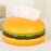 Tissue Box Cover Burger Shaped Tissue Dispenser Box for Washroom Home Office