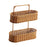 2 Tier Hanging Fruit Basket Woven Hanging Organizer Basket for Bedrooms Home Oval