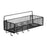 Towel Wall Shelf Floating Shelf Black Sundries Storage Rack Basket Organizer