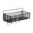 Towel Wall Shelf Floating Shelf Black Sundries Storage Rack Basket Organizer