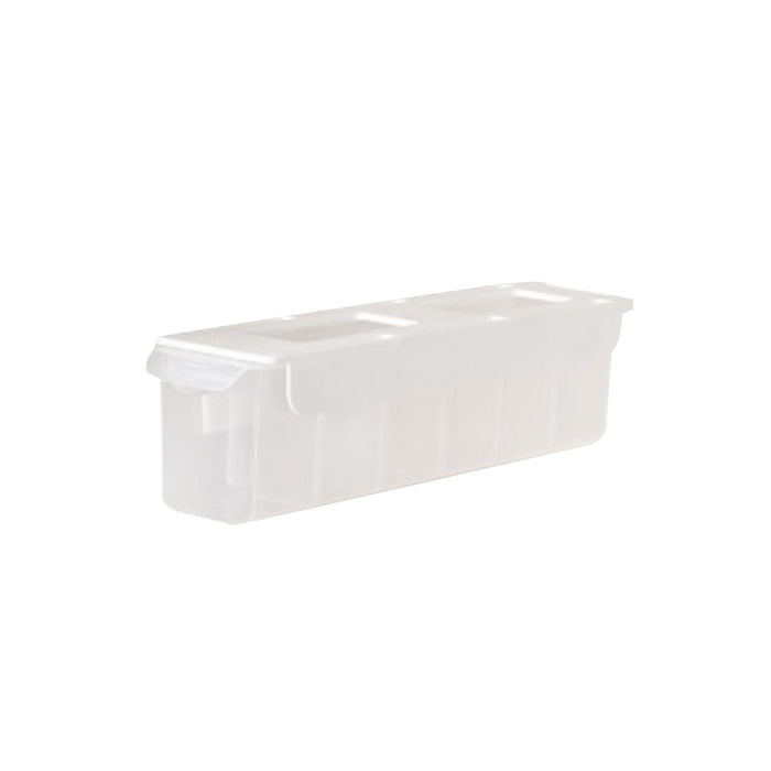 Underwear Drawer Storage Box with Compartments for Seasonings Spice Clothes white