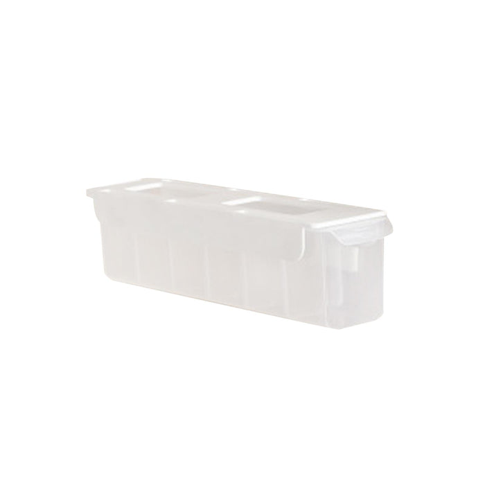 Underwear Drawer Storage Box with Compartments for Seasonings Spice Clothes white