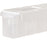 Underwear Drawer Storage Box with Compartments for Seasonings Spice Clothes white