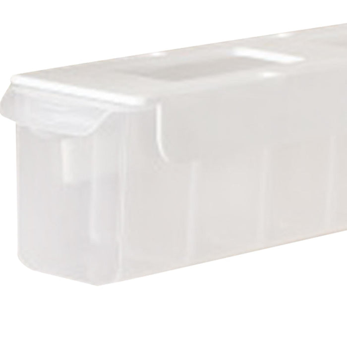 Underwear Drawer Storage Box with Compartments for Seasonings Spice Clothes white