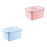 Sealed Rice Storage Box Solid Rice Dispenser for Flour Home Cat and Dog Food Pink