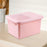 Sealed Rice Storage Box Solid Rice Dispenser for Flour Home Cat and Dog Food Pink