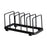 Dish Storage Rack 5 Grids Rest Dish Rack for Kitchen Cafe Countertop Cabinet Black