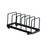 Dish Storage Rack 5 Grids Rest Dish Rack for Kitchen Cafe Countertop Cabinet Black