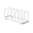 Dish Storage Rack 5 Grids Rest Dish Rack for Kitchen Cafe Countertop Cabinet White