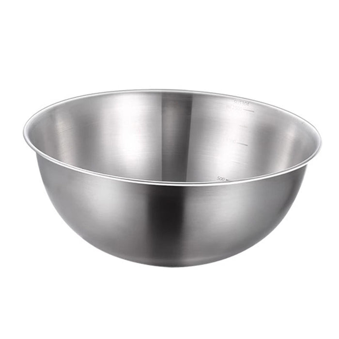 Stainless Steel Bowl Lightweight Cereal Bowl for Kitchen Dining Table Cereal 17cmx17cmx7.5cm