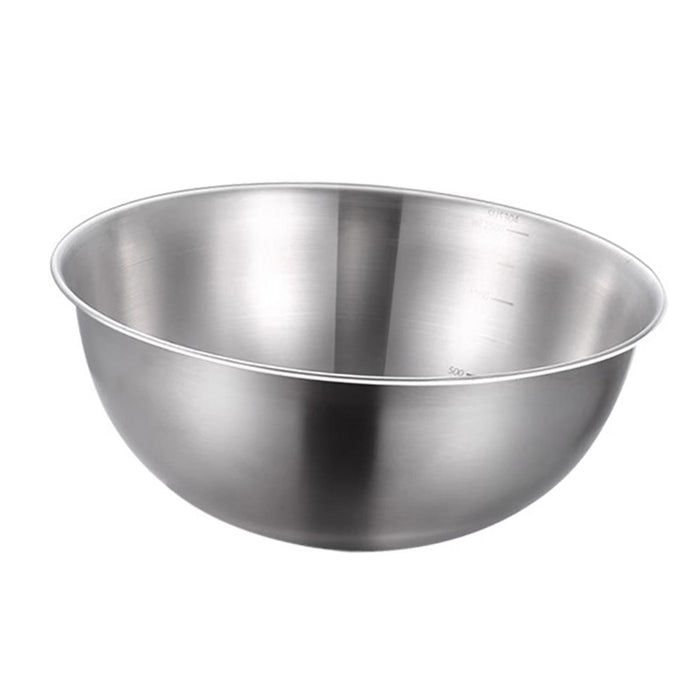 Stainless Steel Bowl Lightweight Cereal Bowl for Kitchen Dining Table Cereal 17cmx17cmx7.5cm