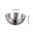 Stainless Steel Bowl Lightweight Cereal Bowl for Kitchen Dining Table Cereal 22cmx22cmx8.3cm