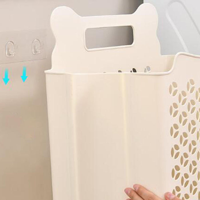 Folding Laundry Basket Dirty Clothes Basket for Travel Use Dorm Laundry Room XL