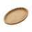 Wooden Serving Tray Modern Stylish Bamboo Oval Platter for Food Fruit Snacks 30cmx20cmx2.5cm