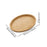 Wooden Serving Tray Modern Stylish Bamboo Oval Platter for Food Fruit Snacks 35cmx20cmx2.5cm