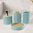 4 Pieces Bathroom Accessories Set Bathroom Decor Bath Accessory Complete Set blue