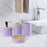 4 Pieces Bathroom Accessories Set Bathroom Decor Bath Accessory Complete Set violet