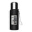 Insulated Water Bottle Hot Water Dispenser Portable Kettle for Trip Work Gym 600ml black