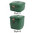 Rice Container Green Pantry Store Pet Food Storage Airtight Cereal Flour Bin S