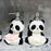 2 in 1 Panda Soap Dispenser with Soap Dish Lotion Bottle for Countertop Home