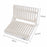 Dish Storage Rack Organizer Rack Plate Organizer for Home Dining Room Pantry